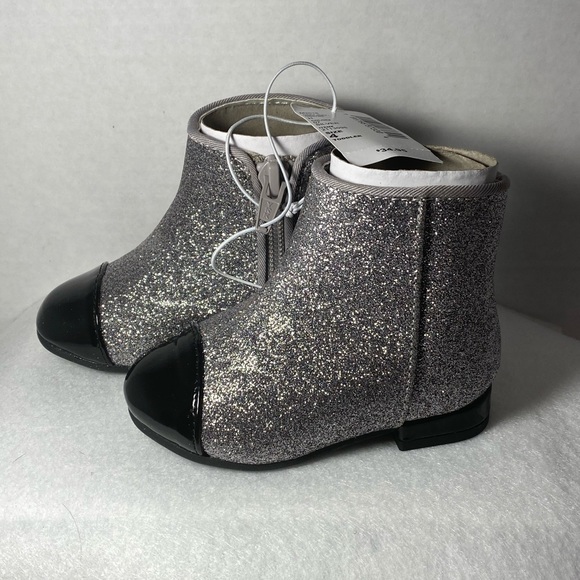 NWT The Children’s Place Glitter Infant Boots - Picture 3 of 8